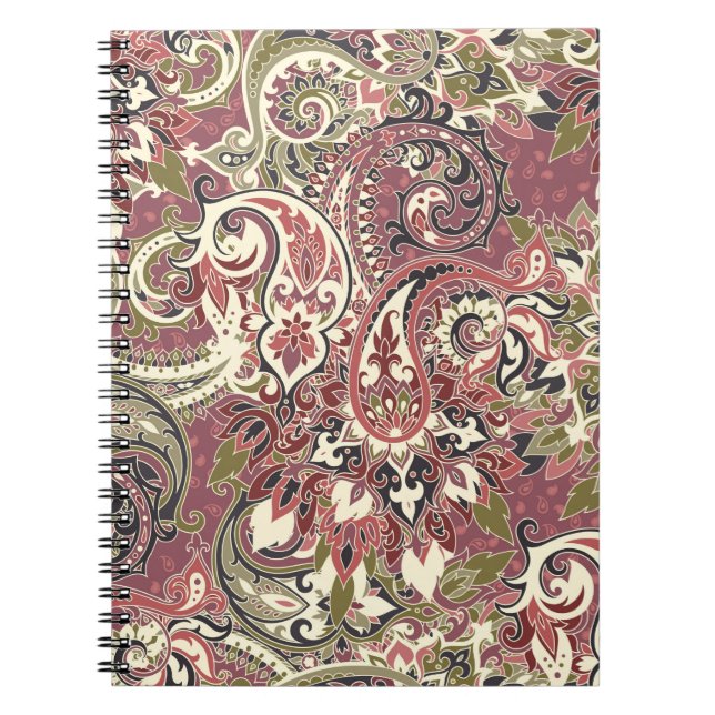 Seamless pattern based on traditional Asian elemen Notebook (Front)