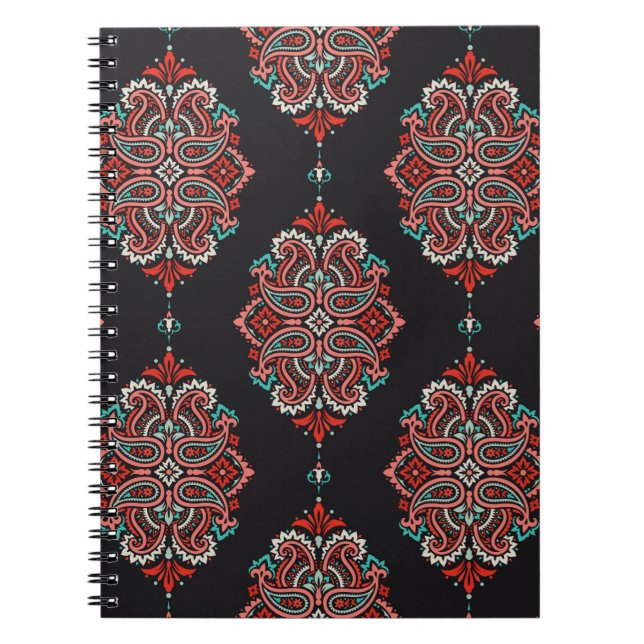 Seamless pattern based on traditional Asian elemen Notebook (Front)