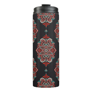 Seamless pattern based on traditional Asian elemen Thermal Tumbler