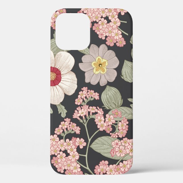 Seamless pattern. Beautiful fabric blooming realis Case-Mate iPhone Case (Back)