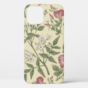 Seamless pattern. Beautiful fabric blooming realis iPhone 12 Case