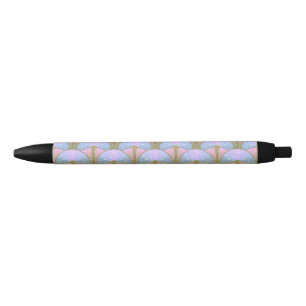 seamless pattern black ink pen