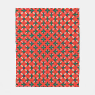 Seamless pattern: Christmas backgroundabstract,art Fleece Blanket