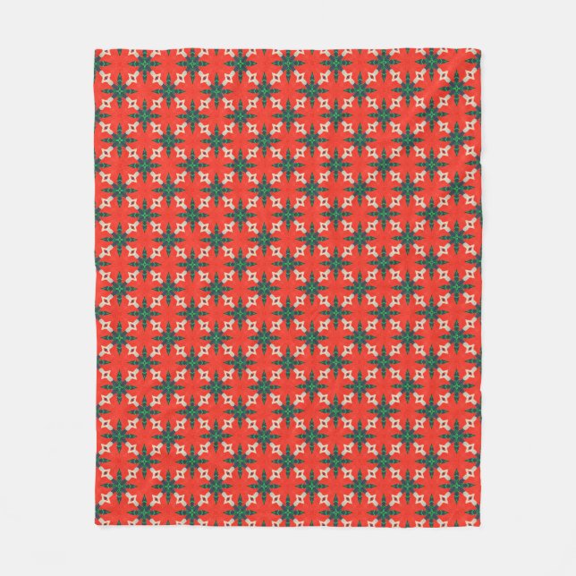 Seamless pattern: Christmas backgroundabstract,art Fleece Blanket (Front)