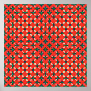 Seamless pattern: Christmas backgroundabstract,art Poster
