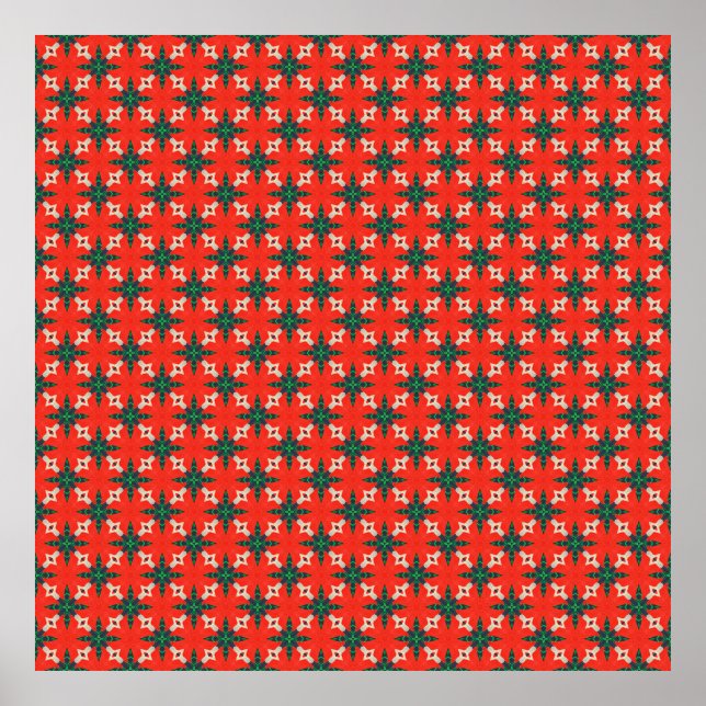 Seamless pattern: Christmas backgroundabstract,art Poster (Front)
