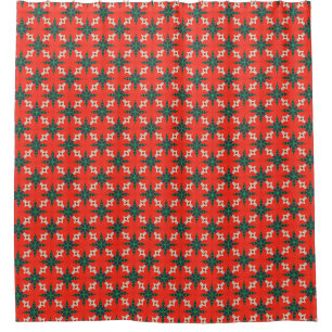Seamless pattern: Christmas backgroundabstract,art Shower Curtain