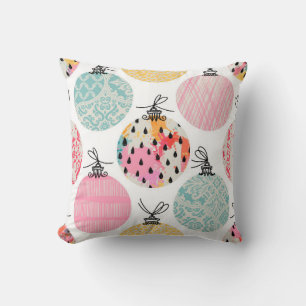 Seamless pattern. Christmas Decor.  Cushion