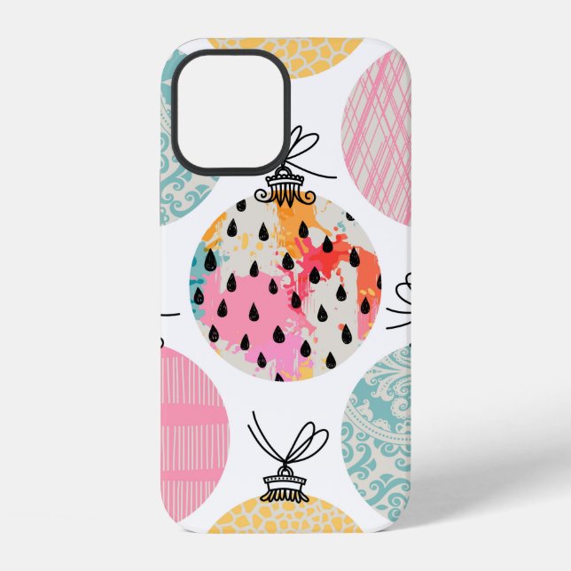 Seamless pattern. Christmas Decor.  iPhone Case (Back)