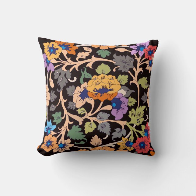 seamless pattern. classic islamic floral ornament. cushion (Front)