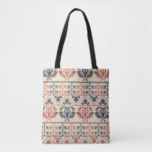 Seamless pattern design with traditional Palestini Tote Bag