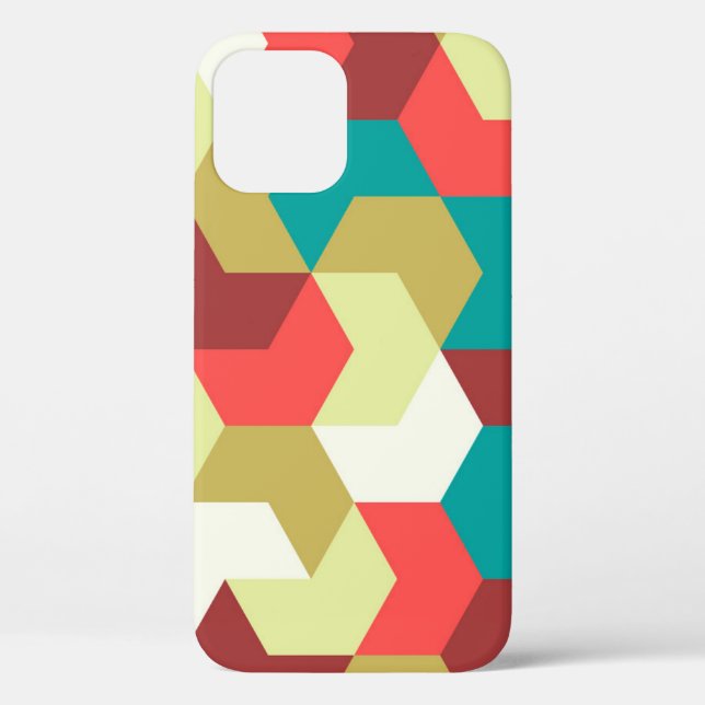 Seamless pattern. Endless background of geometric  Case-Mate iPhone Case (Back)