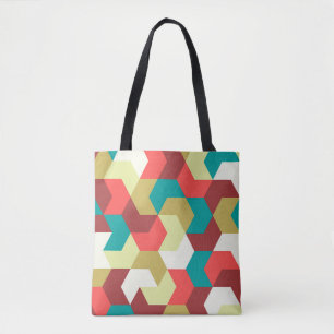 Seamless pattern. Endless background of geometric Tote Bag