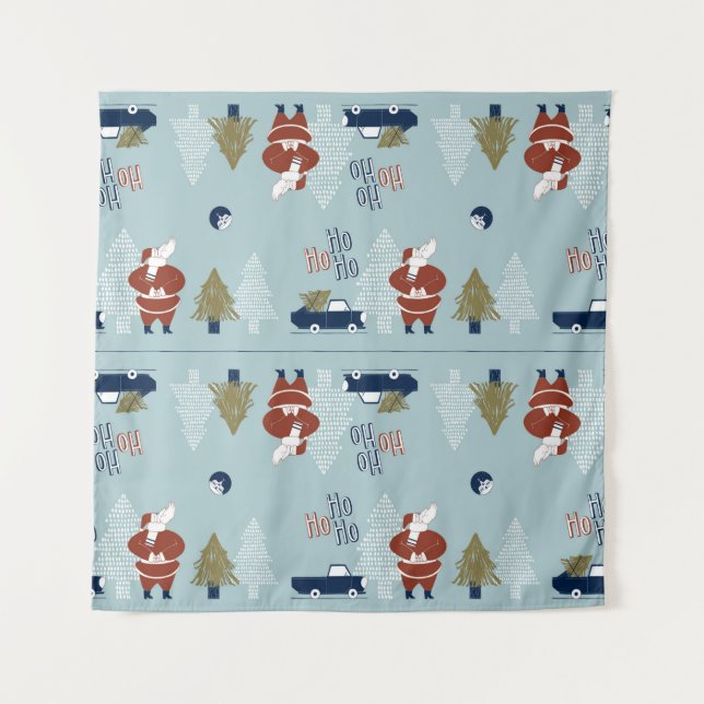 Seamless pattern for Christmas Tapestry (Front)