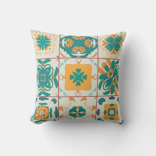 Seamless pattern from the 9 arabic tilesabstract,a cushion