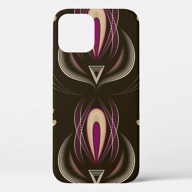 Seamless pattern graphic ornament. Floral stylish  Case-Mate iPhone Case (Back)