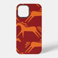 Seamless pattern horses