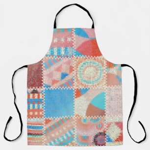 Seamless pattern. Imitation of a patchwork pattern Apron