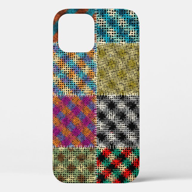 Seamless pattern. Imitation of a patchwork pattern Case-Mate iPhone Case (Back)