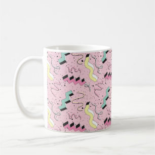 Seamless pattern in bright abstract retro style coffee mug