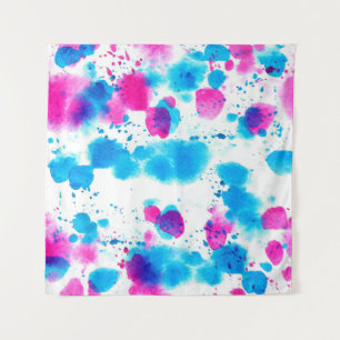 Seamless pattern in grunge style with stains water tapestry