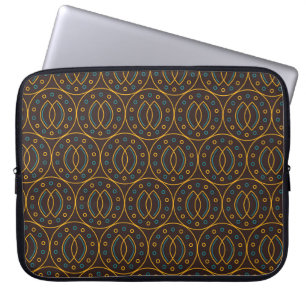 Seamless pattern in Indonesian batik style on the Laptop Sleeve