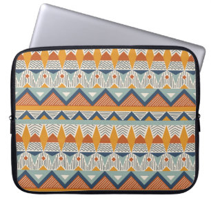 Seamless pattern in navajo style laptop sleeve