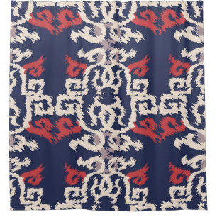 Seamless pattern in oriental styleabstract, Arabic Shower Curtain