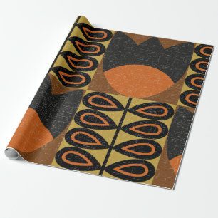 seamless pattern in scandinavian design style. Ret Wrapping Paper