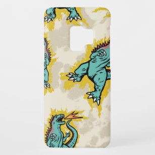 Seamless pattern of a Godzillas and tie dye backgr Case-Mate Samsung Galaxy S9 Case