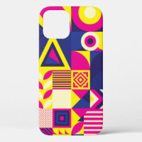 Seamless Pattern of Pop and Colourful Abstract Geo