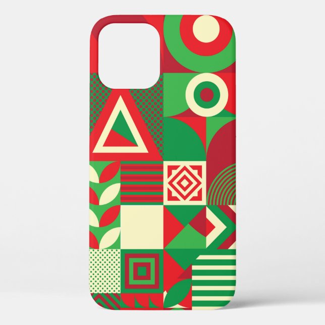 Seamless Pattern of Pop and Colourful Abstract Geo Case-Mate iPhone Case (Back)