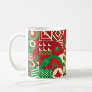 Seamless Pattern of Pop and Colourful Abstract Geo Coffee Mug