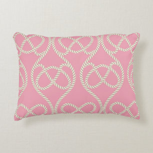 Seamless pattern of ropes. Vintage Illustrationabs Decorative Cushion