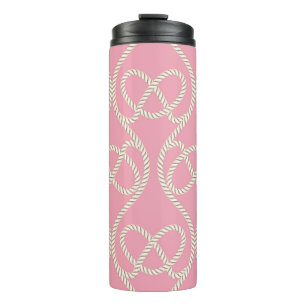 Seamless pattern of ropes. Vintage Illustrationabs Thermal Tumbler
