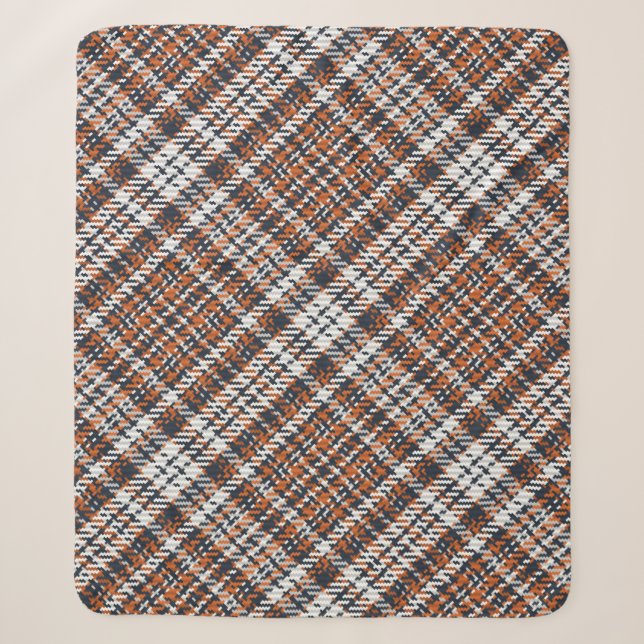 Seamless pattern of scottish tartan plaid. Repeata Sherpa Blanket (Front)