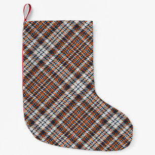 Seamless pattern of scottish tartan plaid. Repeata Small Christmas Stocking