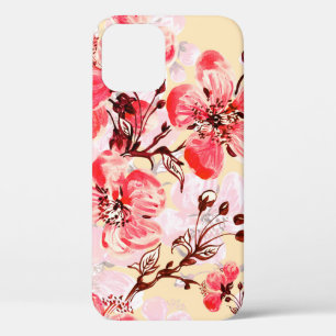 Seamless pattern of spring flowers u iPhone 12 case