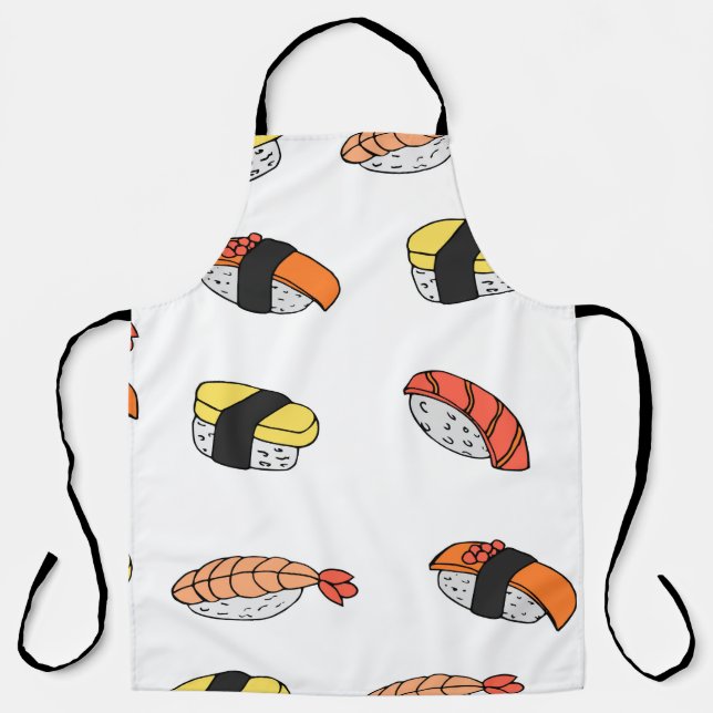 seamless pattern of Sushi Apron (Front)