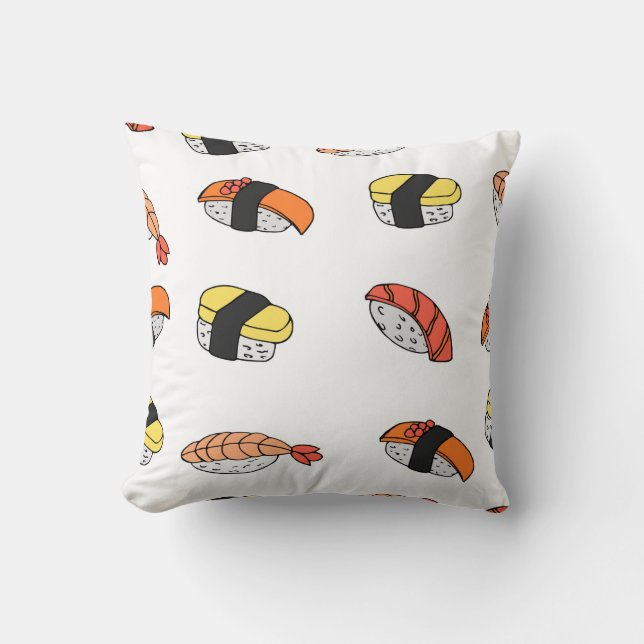 seamless pattern of Sushi Cushion (Front)