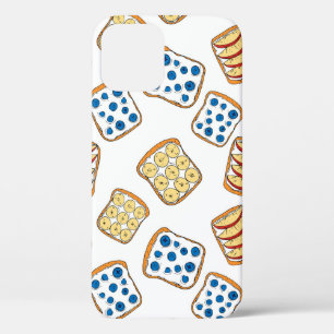 Seamless pattern of toast iPhone 12 case