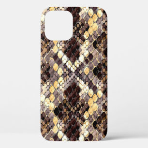 Seamless pattern of wild design. Skin background w iPhone 12 Case