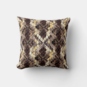 Seamless pattern of wild design. Skin background w Cushion