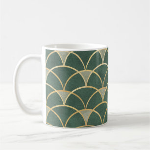 Seamless pattern oriental ornamental watercolor te coffee mug