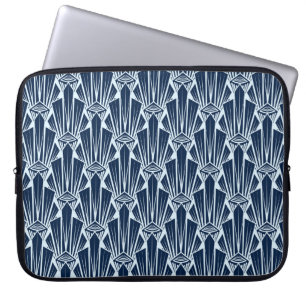 Seamless pattern ornament with stylised geometric laptop sleeve