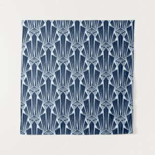 Seamless pattern ornament with stylized geometric tapestry