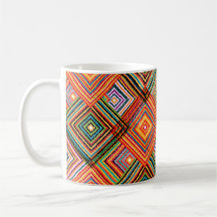Seamless pattern patchwork design. Creative backgr Coffee Mug