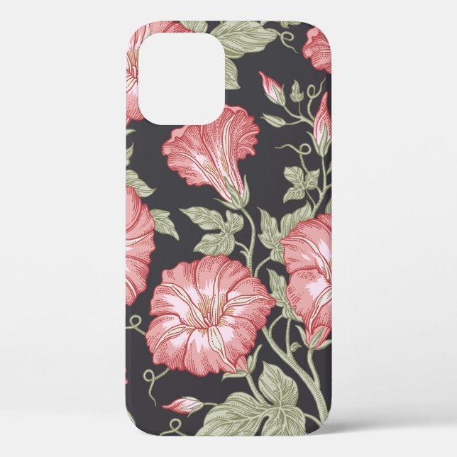 Seamless pattern. Petunia wildflowers set. Beautif Case-Mate iPhone Case (Back)
