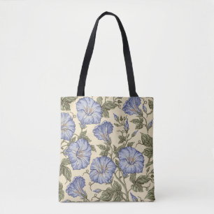 Seamless pattern. Petunia wildflowers set. Beautif Tote Bag