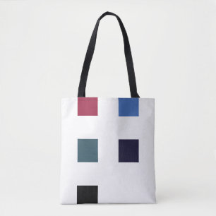Seamless pattern. Skew brush strokes and elements Tote Bag